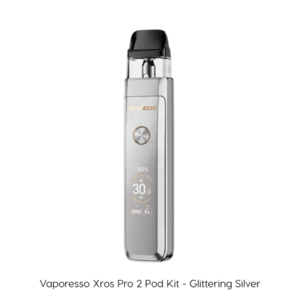 Vaporesso XROS Pro 2 Pod Vape Kit - Glittering Silver