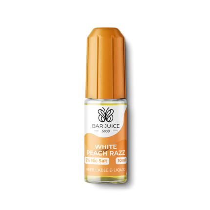 White Peach Razz Nic Salt E-Liquid by Bar Juice - 10MG